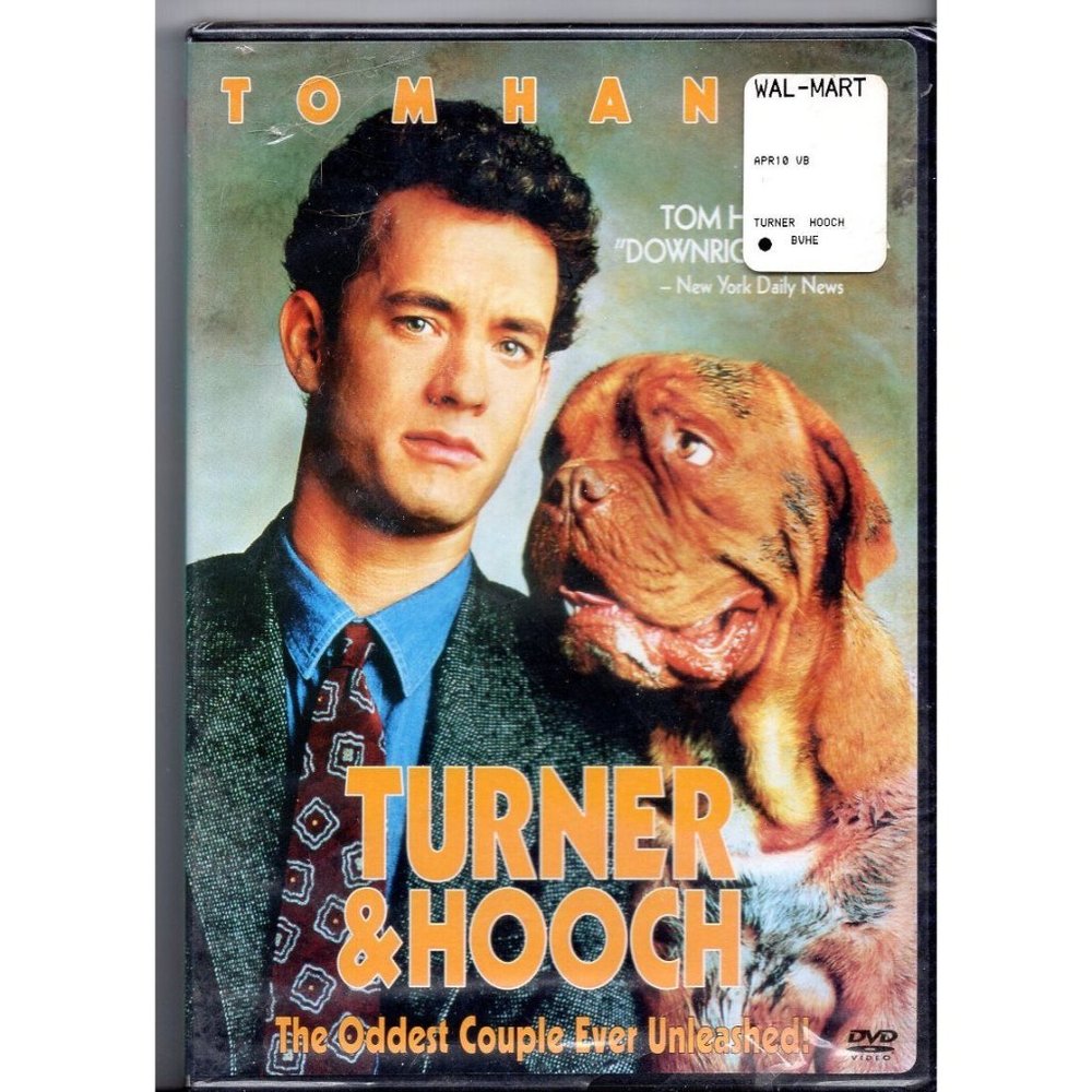 TURNER & HOOCH DVD Tom Hanks "The Oddest Couple Ever!" Rated PG. BRAND-NEW SEAED